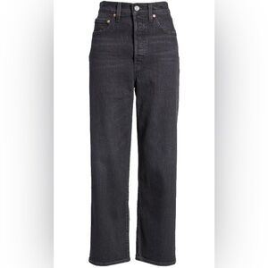 Levi’s Ribcage High Waist Ankle Straight Leg Jeans